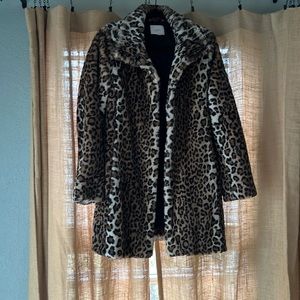 Loft faux fur coat